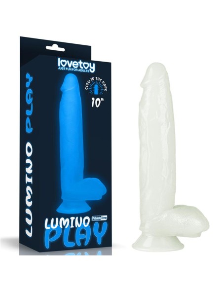 Dildo Lumino 10 Luz Azul Dildo Lumino 10 Luz Azul