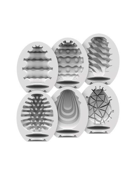 Set 6 Unidades Huevo Masturbador