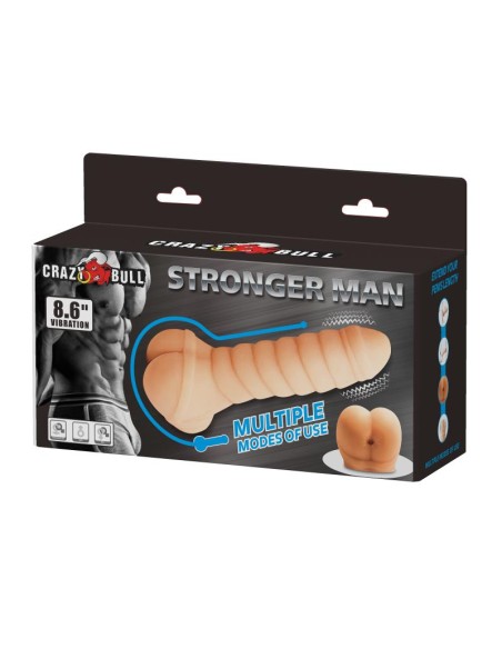 Funda para el Pene y Estimulador Stronger Man 86 Funda para el Pene y Estimulador Stronger Man 86