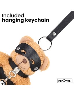 Mimi Llavero de Osito BDSM con Collar y Cascabel 2