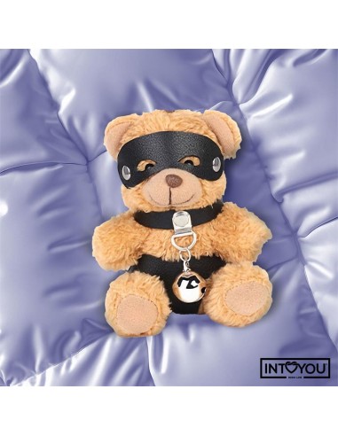 Mimi Llavero de Osito BDSM con Collar y Cascabel