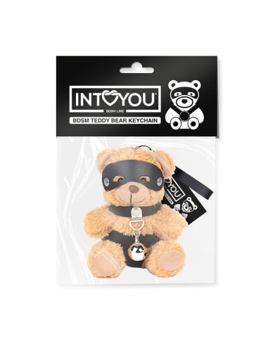 Mimi Llavero de Osito BDSM con Collar y Cascabel