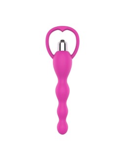 Cadena Anal con Vibracion Rosa