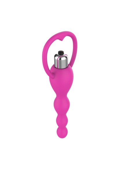 Cadena Anal con Vibracion Rosa