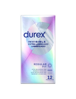 Preservativos Invisible Extra Lubricacion 12ud 2