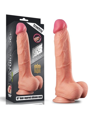 Dildo Nature 10 Dual Layer Natural