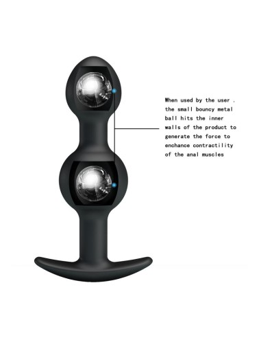 Plug Bolas Anales Silicona