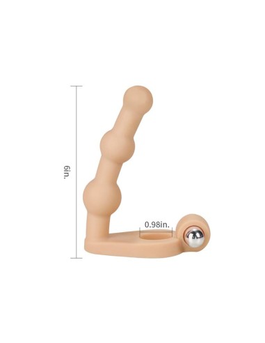 Estimulador Anal The Ultra Soft Bead 6 con Vibracion Natural