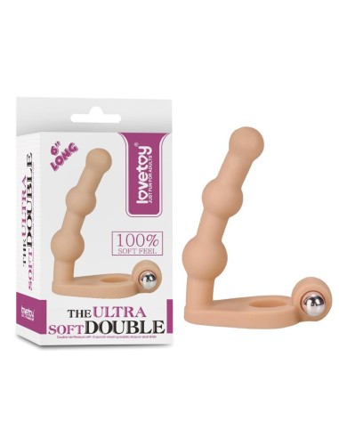 Estimulador Anal The Ultra Soft Bead 6 con Vibracion Natural