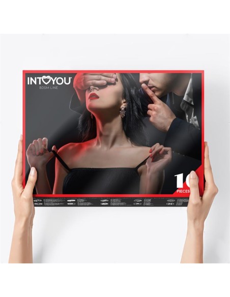 Set de Bondage 10 Piezas Rojo Set de Bondage 10 Piezas Rojo