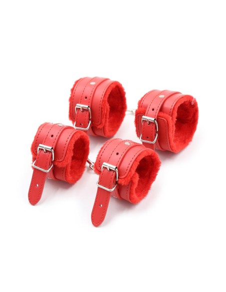 Set de Bondage 10 Piezas Rojo Set de Bondage 10 Piezas Rojo