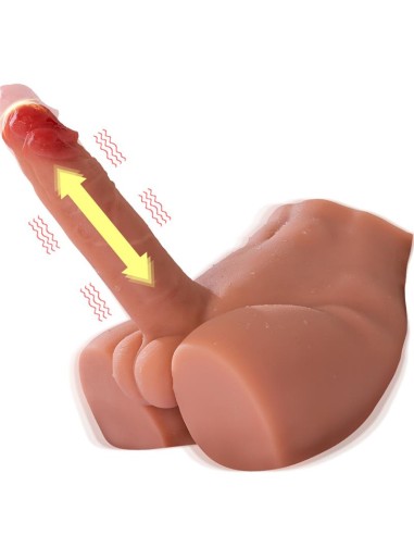 Peel Masturbador con Dildo y Ano Ass con Vibracion y Thrusting