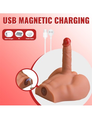 Peel Masturbador con Dildo y Ano Ass con Vibracion y Thrusting