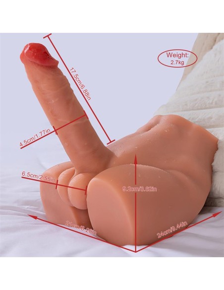 Peel Masturbador con Dildo y Ano Ass con Vibracion y Thrusting