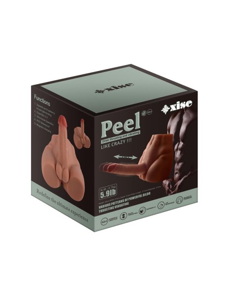 Peel Masturbador con Dildo y Ano Ass con Vibracion y Thrusting