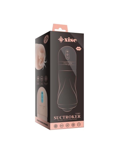 Masturbador con Vibracion y Efecto Succion Suctroker V20 I