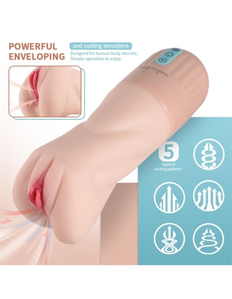 Masturbador con Efecto Succion y Vibracion Suctroker V20 VI