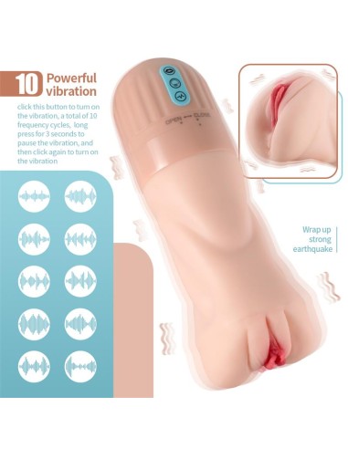 Masturbador con Efecto Succion y Vibracion Suctroker V20 VI