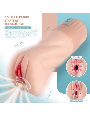 Masturbador con Efecto Succion y Vibracion Suctroker V20 VI