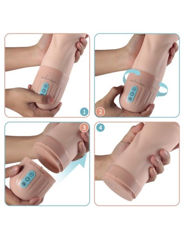 Masturbador con Efecto Succion y Vibracion Suctroker V20 VI