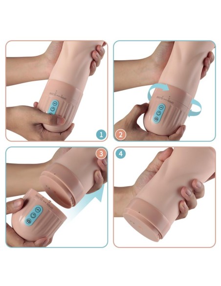 Masturbador con Efecto Succion y Vibracion Suctroker V20 VI