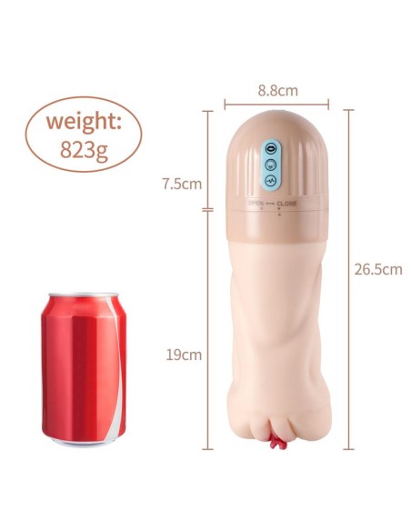 Masturbador con Efecto Succion y Vibracion Suctroker V20 VI