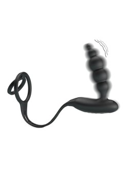 Plug Anal con Anillo para el Pene con Vibracion 2