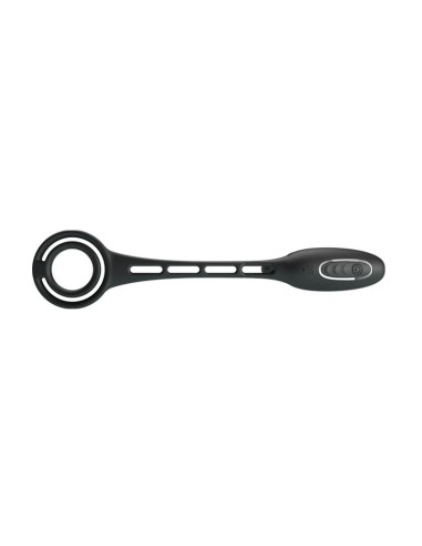 Plug Anal con Anillo para el Pene con Vibracion