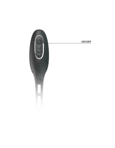 Plug Anal con Anillo para el Pene con Vibracion