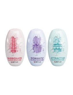 Pack 15 Huevos Masturbadores Doble Texturizado 2