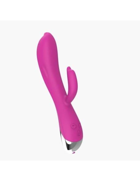 Vibrador Dolphin 6 Funciones USB Rosa Vibrador Dolphin 6 Funciones USB Rosa