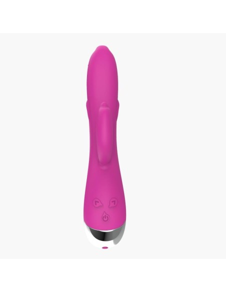 Vibrador Dolphin 6 Funciones USB Rosa Vibrador Dolphin 6 Funciones USB Rosa