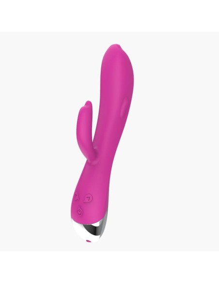 Vibrador Dolphin 6 Funciones USB Rosa Vibrador Dolphin 6 Funciones USB Rosa