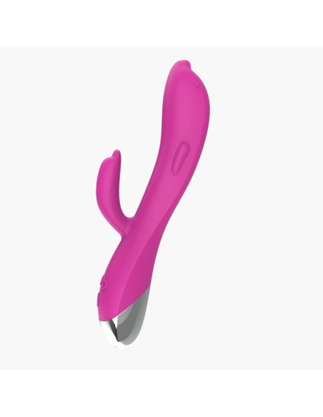 Vibrador Dolphin 6 Funciones USB Rosa Vibrador Dolphin 6 Funciones USB Rosa