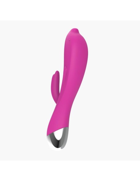 Vibrador Dolphin 6 Funciones USB Rosa Vibrador Dolphin 6 Funciones USB Rosa