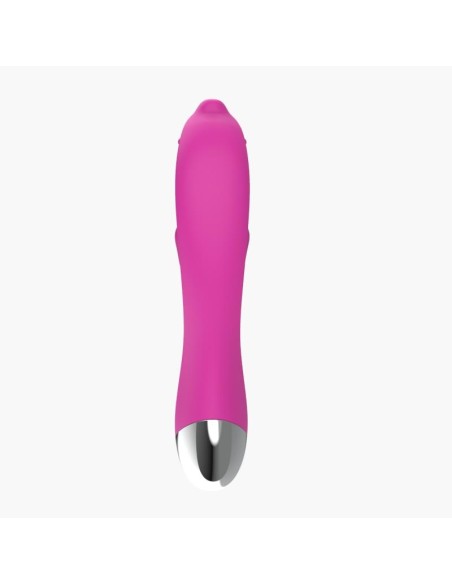 Vibrador Dolphin 6 Funciones USB Rosa Vibrador Dolphin 6 Funciones USB Rosa