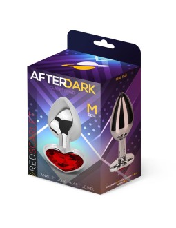 Plug Anal con Joya de Corazon Red Scarlet Talla M 2