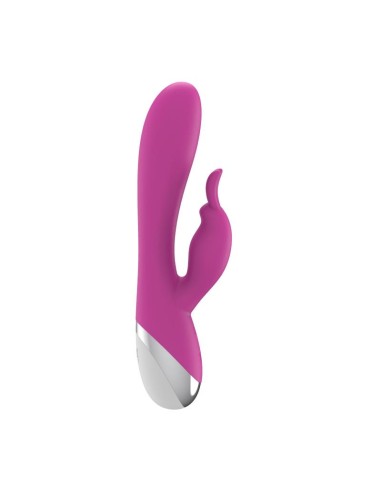VIbrador Dual USB Silicona Rosa