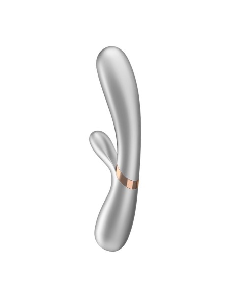 Hot Lover Vibrador Efecto Calor con APP Plata y Champagne Hot Lover Vibrador Efecto Calor con APP Plata y Champagne