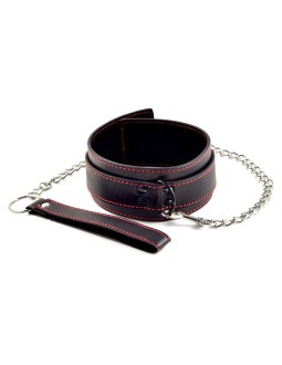 Collar y Correa Bondage Negro