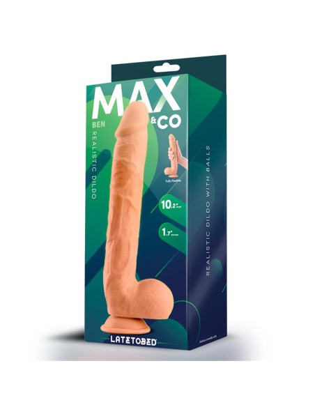 Ben Dildo Realista con Testiculos 102 Natural Ben Dildo Realista con Testiculos 102 Natural
