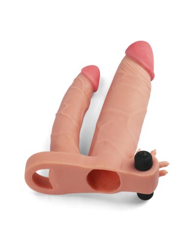 Funda para el Pene Doble con Vibracion 1