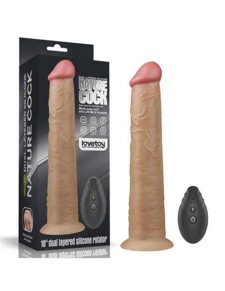Vibrador Realista con Rotacion Doble Capa 10