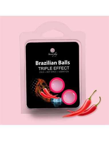 Set 2 Brazilian Balls Triple Efecto (Calor, Frio y Vibración)|A Placer