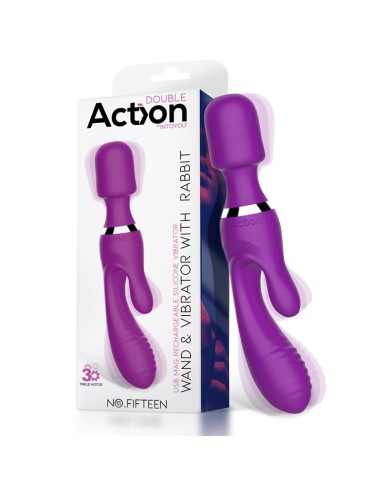 No Fifteen Vibrador y Masajeador 3 Motores Independientes