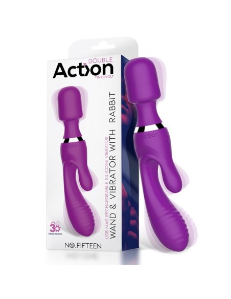 No Fifteen Vibrador y Masajeador 3 Motores Independientes No Fifteen Vibrador y Masajeador 3 Motores Independientes