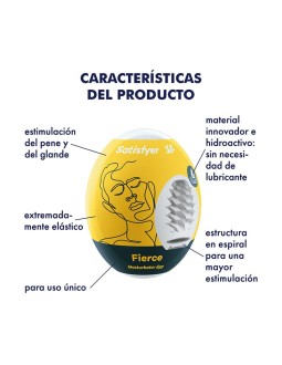 Set 3 Huevos Masturbadores Modelo Fierce 2