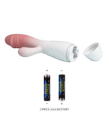 Snappy Vibrador Blanco y Rosa