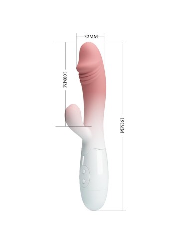 Snappy Vibrador Blanco y Rosa
