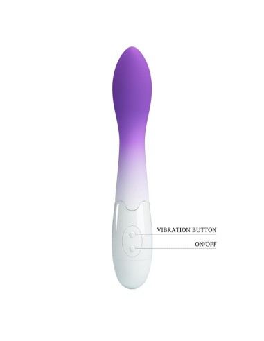 Bishop Vibrador Blanco y Purpura